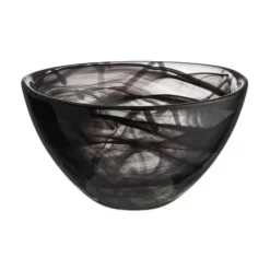 Contrast skål 160 mm, Svart-svart^Kosta Boda Clearance