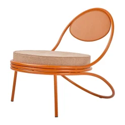 Copacabana Outdoor Lounge Chair klädd sits, Lorkey limonta 44-international orange^GUBI Discount