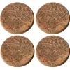 Glasunderlägg-Formgatan Cork glasunderlägg 4-pack, Natural