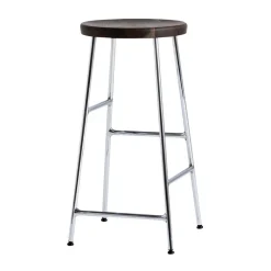 Barstolar-HAY Cornet barpall 65 cm, Smoked oiled oak-chrome