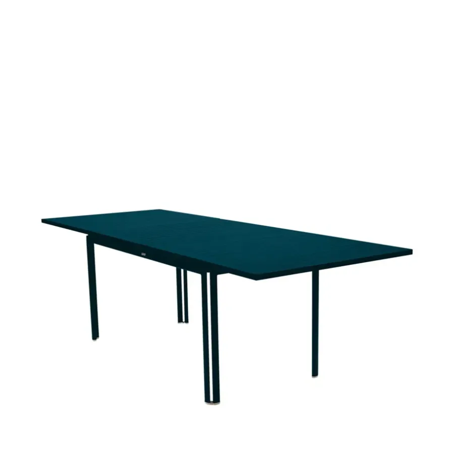 Utebord·Trädgårdsbord|Trädgårdsbord-Fermob Costa matbord med iläggsskiva, Acapulco blue