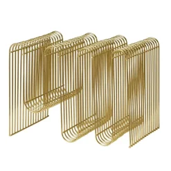 Tidningsförvaring-AYTM Curva tidningsställ, mässing