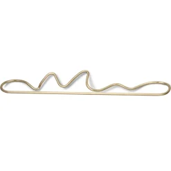 Handdukshållare-Ferm Living Curvature handdukshängare, Mässing