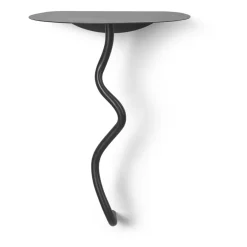 Curvature väggbord, Black Brass^Ferm Living Hot
