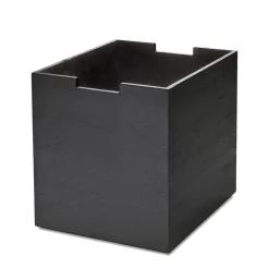 Förvaringskorgar-Fritz Hansen Cutter förvaringsbox stor, Svartlackerad ek