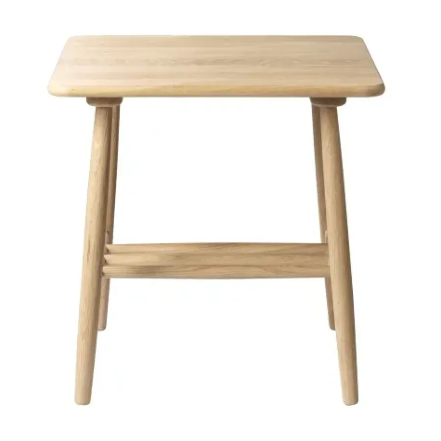 Avlastningsbord & Sidobord-FDB Møbler D20 hörnbord, Oak nature oiled