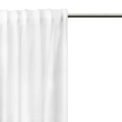 Dalsland gardin med veckband och kanal, optical white^Himla Online