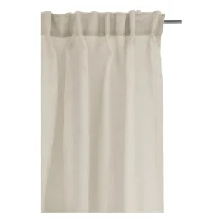 Dalsland gardin med veckband och kanal 145x250 cm, Oatmeal^Himla Online