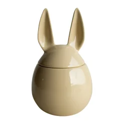 Förvaringsburkar-DBKD Eating rabbit skål stor, Shiny yellow