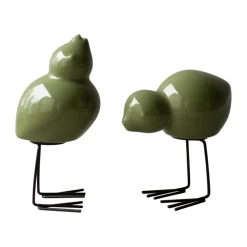Swedish Birds påskdekoration 2-pack, Shiny green^DBKD Clearance