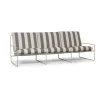 Desert 3-sits soffa, Cash stripe-chocolate^Ferm Living Hot