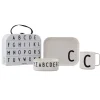 Serviser & Startset-Design Letters barnservis set, C