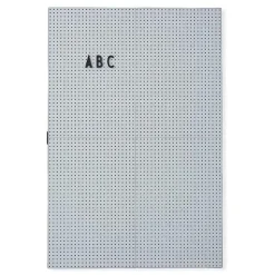 Anslagstavlor-Design Letters bokstavstavla A3, ljusgrå