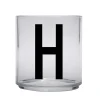Plastglas-Design Letters Kids glas, H