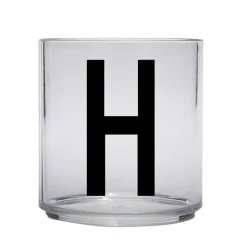 Plastglas-Design Letters Kids glas, H