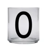 Plastglas-Design Letters Kids glas, O