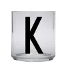 Plastglas-Design Letters Kids glas, K
