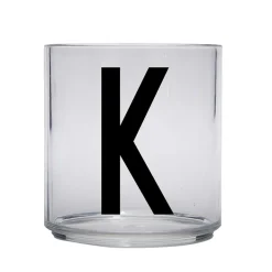 Plastglas-Design Letters Kids glas, K