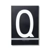 Kalender & Anteckningsblock-Design Letters personlig anteckningsbok, Q