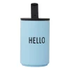 Termosmuggar-Design Letters termosmugg, Light blue-hello