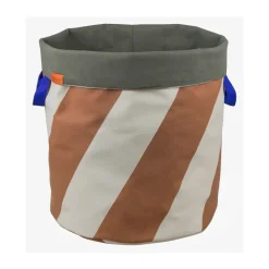 Tvättkorgar-Mette Ditmer Diagonal tvättkorg Ø40x50 cm, Brick-sand