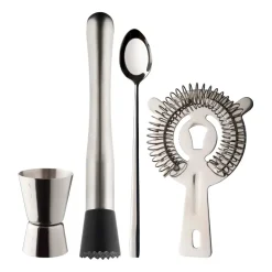 Dillon barset 4 delar, Rostfritt stål^Dorre