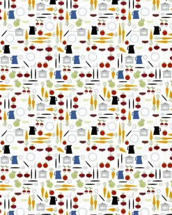 Tyger & Metervaror-Arvidssons Textil Dinner tyg, Multi