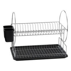 Diskställ-Dorre Disa diskställ 2 plan 32x47 cm, Kromat järn