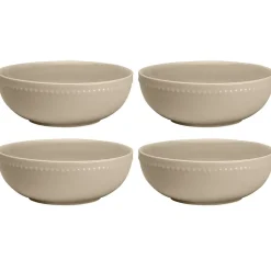 Dots frukostskål 60 cl 4-pack, Beige^Scandi Living Outlet