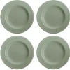 Dots tallrik 28 cm 4-pack, Grön^Scandi Living Sale