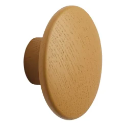 Krokar & Hängare|Krokar & Hängare-Muuto Dots wood krok burnt orange, Ø6,5 cm