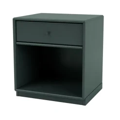 Sängbord-Montana Dream sängbord, black jade 163, sockel 3cm