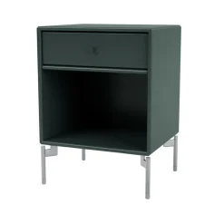 Sängbord-Montana Dream sängbord, black jade 163, kromben