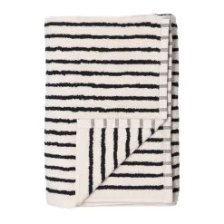 Drift badhandduk 70x140 cm, Vit-svart^Scandi Living