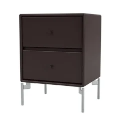 Drift sängbord, balsamic 160, kromben cm^Montana Discount