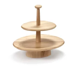 Tårtfat & Kakfat-Serax Dune 01 kakfat 2 våningar, Ash