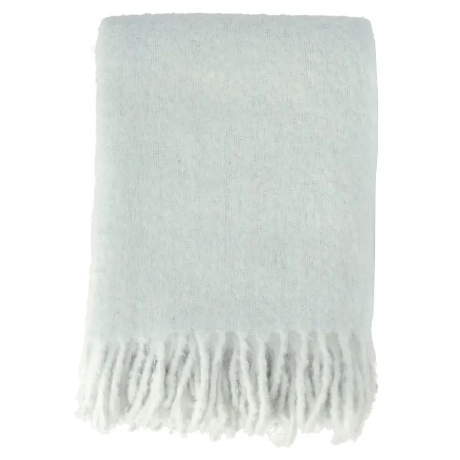Dune mohair pläd 130x170 cm, Ice blue^Scandi Living Best