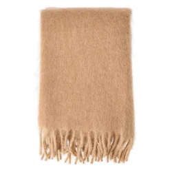 Dune mohair pläd 130x170 cm, Wheat^Scandi Living Outlet