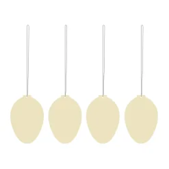 Easter Deco ägg påskdekoration 4-pack, Light yellow^Cooee Design Online