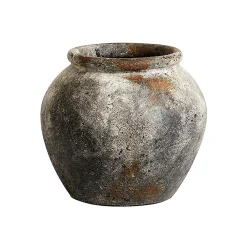 Krukor-MUUBS Echo kruka Ø30 cm h25 cm, Rost-grå