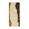 Väggdekorationer-Ferm Living Edge Wall Rug väggbonad 50x110 cm, Off-white-Coffee