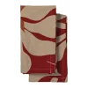 Edith kökshandduk 50x70 cm 2-pack, Vinröd^Sagaform Outlet