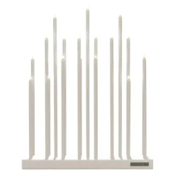 Adventsljusstakar|Fönsterlampor-Elflugan Grande elljusstake, Off-white