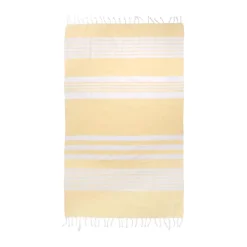 Badlakan-Sagaform Ella hamam randig handduk 90x170 cm, Gul