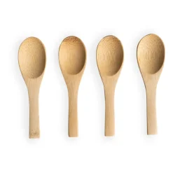 Teskedar & Kaffeskedar-Sagaform Ellen sked 4-pack, Brun