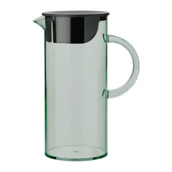 Vattenkaraffer & Kannor-Stelton EM77 kanna med lock 1,5 L, Dusty green