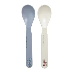 Barnbestick-Rätt Start Emil i Lönneberga sked 2-pack, Blå-vit