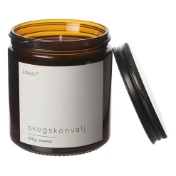 Doftljus & Doftpinnar-ERNST doftljus i glas med lock Ø9 cm, Skogskonvalj