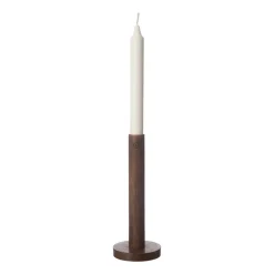 ljusstake i trä 20 cm, Mörkbrun^ERNST Sale