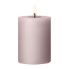 Led-Ljus-Ester & erik blockljus LED, 52 Soft Rose, 10 cm